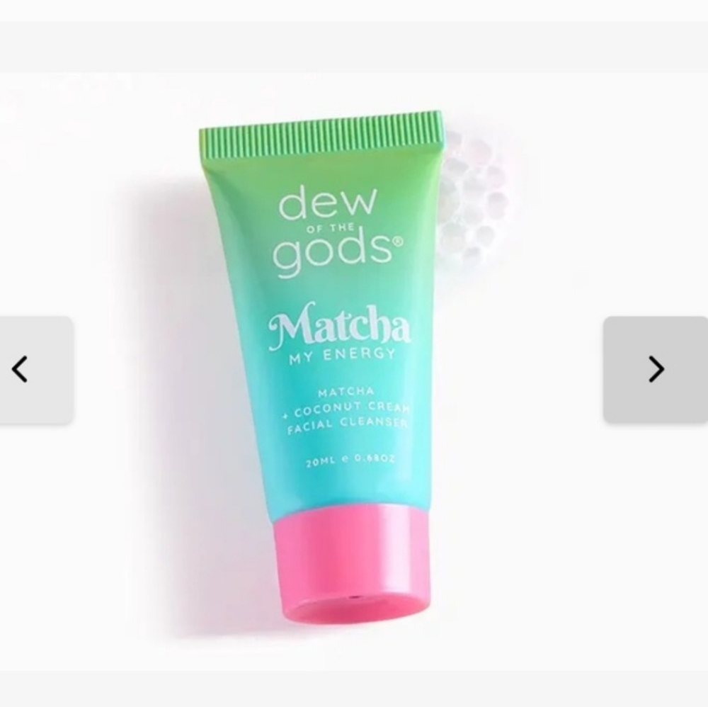 Dew of the Gods - Matcha My Energy Facial Cleanser - Green & Pink - 20ml - NIB